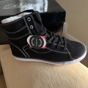 Pastry Black High-Top Women's Sneakers